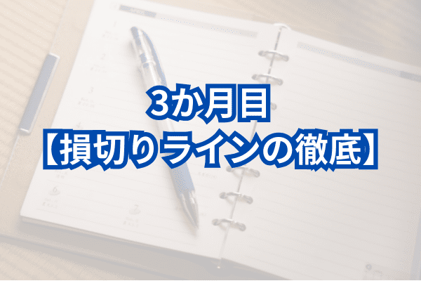 FX初心者の月ごと日記：3か月目【損切りラインの徹底】